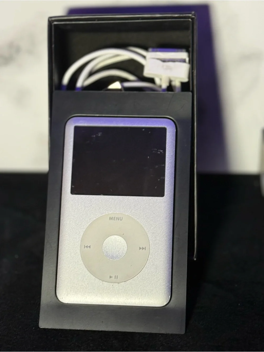 Apple iPod Classic Silver with White Click Wheel